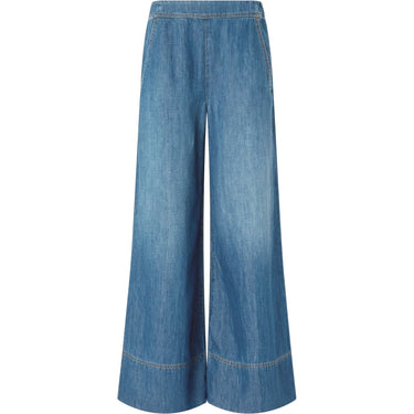 Pantaloni Donna Pinko - Spiaggia Pantalone Light Denim - Blu