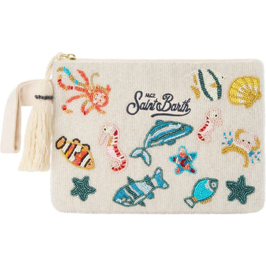 Borse a mano Donna Mc2 Saint Barth - Pouch Pearl N - Bianco di Mc2 Saint Barth su Gianni Foti