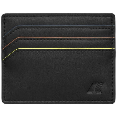 Porta carte di credito Unisex K-Way - Rou - Nero
