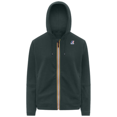 Felpe con cappuccio Uomo K-Way - Prosper Brushed Pc - Verde