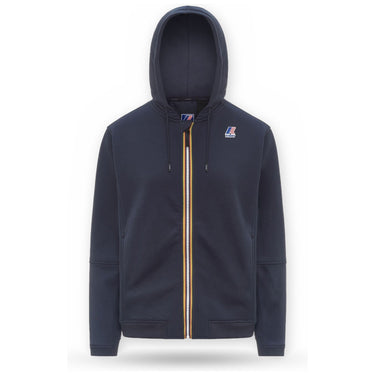 Felpe con cappuccio Uomo K-Way - Prosper Brushed Pc - Blu