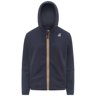 Felpe con cappuccio Uomo K-Way - Prosper Brushed Pc - Blu