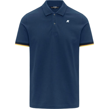 Polo Uomo K-Way - Vincent Pique - Blu-Gianni Foti