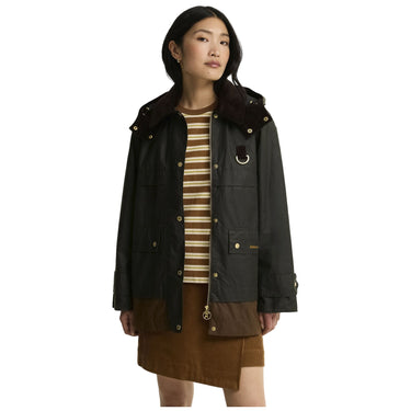 Giacche Donna Barbour - Wrenwood Wax Jacket - Verde