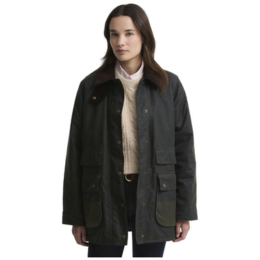 Giacche Donna Barbour - Modern Border Wax Jacket - Verde