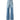 Pantaloni Donna Pinko - Wanda Wide Leg Medium Wave Den - Blu
