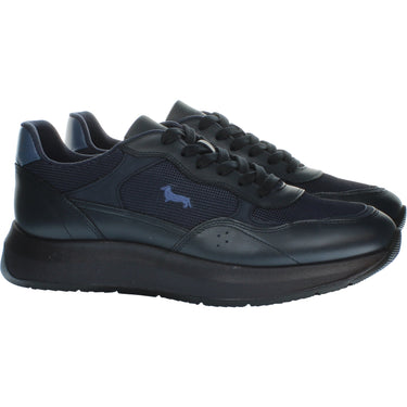 Sneaker Uomo Harmont & Blaine - Scarpa Uomo Calf - Tex Fabric - Blu