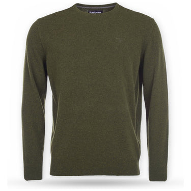 Maglie Uomo Barbour - Essential Lambswool Crew Neck - Verde