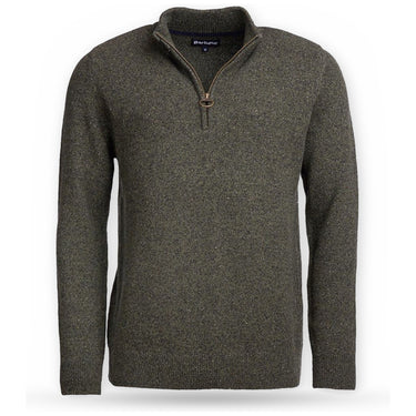 Maglie Uomo Barbour - Essential Tisbury Half Zip - Verde