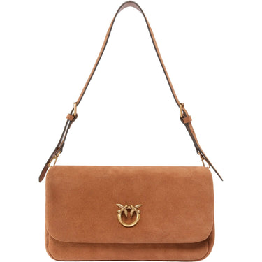 Borse a spalla Donna Pinko - Click Soft Horizontal Handle C - Marrone