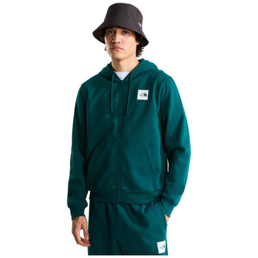 Felpe con cappuccio Uomo The North Face - Evo Box Half Dome Regular Full Zip Hoodie - Verde