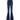 Pantaloni Donna Pinko - Flora Flare Power Stretch Blue - Blu