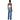 Pantaloni Donna Elisabetta Franchi - Pantalone mod. jeans - Celeste
