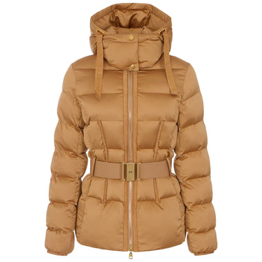 Giacche Donna Elisabetta Franchi - Giacca imbottita con cintura PI92D66E2 - Cammello