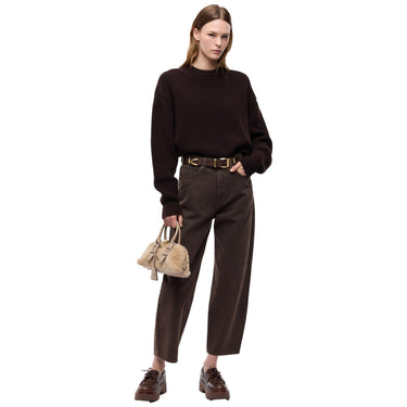 Jeans Donna Pinko - Estelle Egg Bull Fisso Washed - Marrone