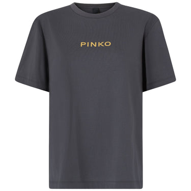 T-shirt Donna Pinko - Strepitoso T-Shirt Jersey Logo - Grigio