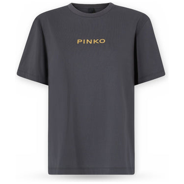 T-shirt Donna Pinko - Strepitoso T-Shirt Jersey Logo - Grigio