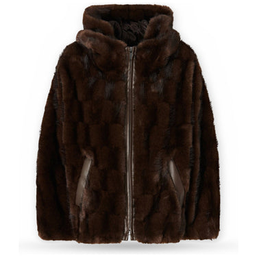 Pellicce Donna Pinko - Cadetia Cappa Aspen Aspetto Vi - Marrone