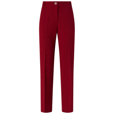 Pantaloni Donna Pinko - Protea Pantalone Crepe Poly Vi - Rosso