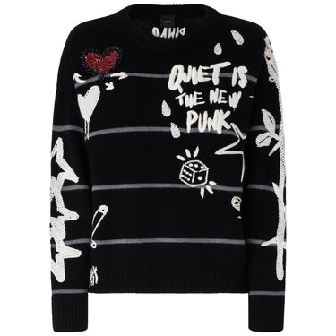Maglie Donna Pinko - Nuova Andros Maglia Cordonetto - Nero
