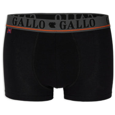 Slip Uomo Gallo - U Boxer Basico Co/Ea T.u. + Elx Loga - Nero