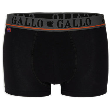 Slip Uomo Gallo - U Boxer Basico Co/Ea T.u. + Elx Loga - Nero - Gianni Foti