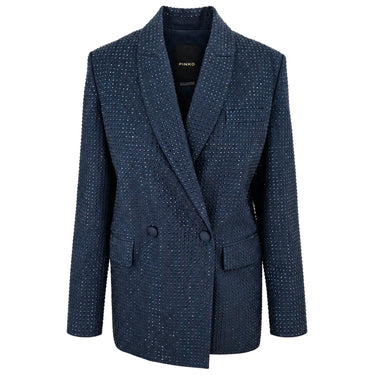 Giacche Donna Pinko - Deledda Giacca Tinto Filo Full - Blu Iride