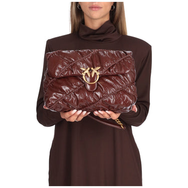 Borse a mano Donna Pinko - Love Puff Crinckle Classic New - Castano Intenso