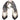 Foulard Donna Liu Jo - Foulard Mix Print - Nero