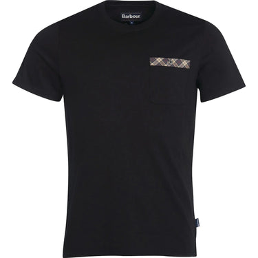T-shirt Uomo Barbour - Durness Pocket Tee - Nero - Gianni Foti