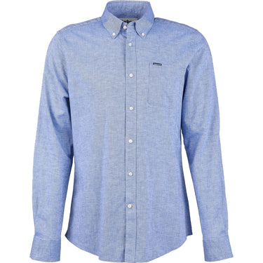 Camicie casual Uomo Barbour - Nelson Tailored Shirt - Blu - Gianni Foti
