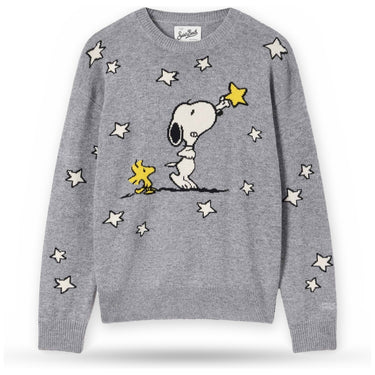 Maglioni Donna Mc2 Saint Barth - Crewneck Sweater Peanuts Touching Stars 15M - Multicolore