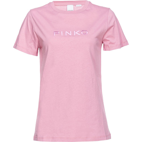 T-shirt Donna Pinko - Start T-Shirt Jersey Logo Pink - Viola