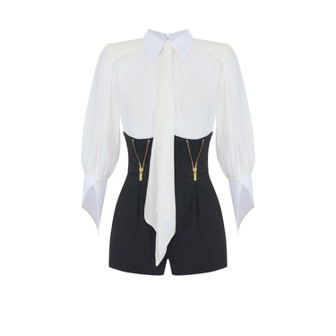 Tute a manica lunga Donna Elisabetta Franchi - Tuta TU06566E2 - Avorio