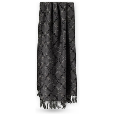 Sciarpe Donna Twinset - Sciarpa In Tessuto Jacquard - Nero