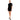 Vestiti casual Donna Twinset - Mini Abito A Lupetto E Gonna Punto Pelliccia - Nero