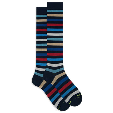 Calze Uomo Gallo - Uomo Lungo Co/Ea Leggerissim - Blu-Gianni Foti