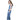 Pantaloni Donna Liu Jo - Pant.Balloon Splits H.W. - Blu