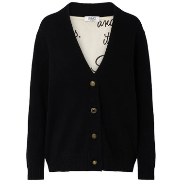 Maglie Donna Liu Jo - Ecs Maglia Aperta M/L Foderata - Nero