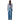 Pantaloni Donna Pinko - Wanda Wide Leg Medium Wave Den - Blu