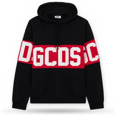 Felpe con cappuccio Uomo Gcds - Band Logo Hoodie - Nero