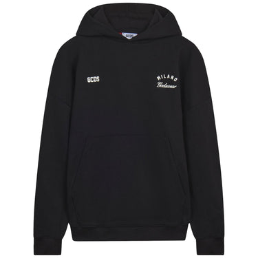 Felpe con cappuccio Uomo Gcds - Band Logo Back Hoodie - Nero