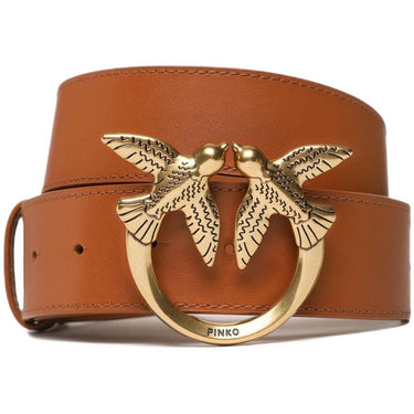 Cinture Donna Pinko - Love Berry H4 Belt Vitello Set - Marrone