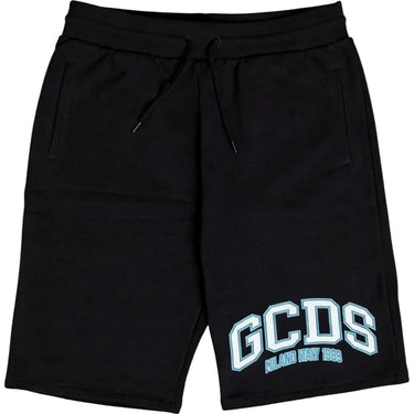 Pantaloncini Uomo Gcds - Logo Lounge Sweatshorts - Nero-Gianni Foti