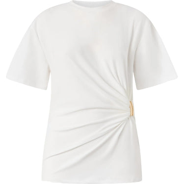 Maglie Donna Pinko - Mary Maglia Jersey Cotone Stre - Bianco