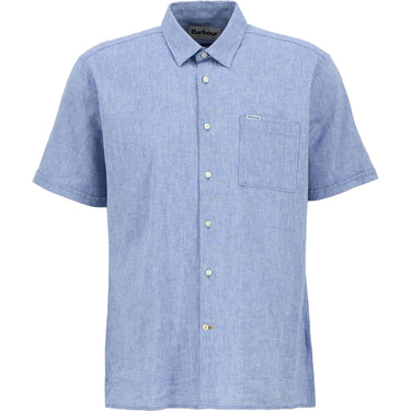 Camicie casual Uomo Barbour - Nelson S/S Summer Fit Shirt - Blu