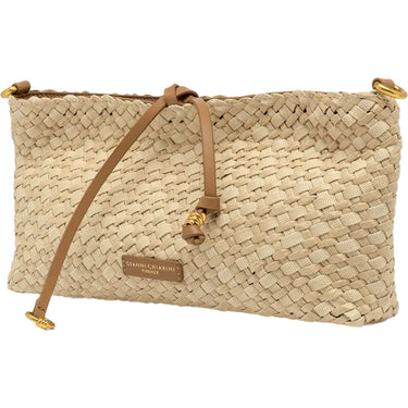 Borse a spalla Donna Gianni Chiarini - BORSA PELLE e TESSUTO - Beige