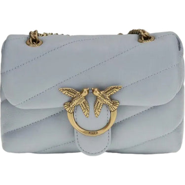 Borse a spalla Donna Pinko - Love Baby Puff C Sheep Nappa - Azzurro