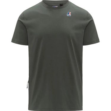 T-shirt Uomo K-Way - Leonide - Verde-Gianni Foti