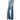 Pantaloni Donna Pinko - Wanda Wide Leg Medium Wave Den - Blu